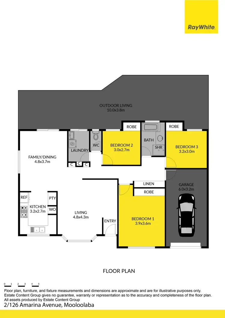 Floorplan of Homely house listing, 2/126 Amarina Avenue, Mooloolaba QLD 4557