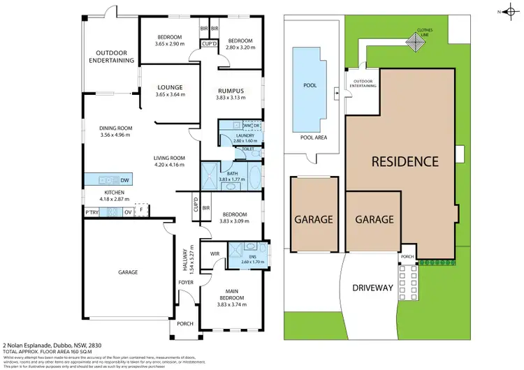 Floorplan of Homely house listing, 2 Nolan Esplanade, Dubbo NSW 2830