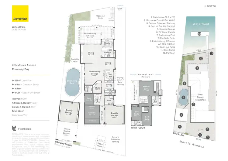 Floorplan of Homely house listing, 235 Morala Avenue, Runaway Bay QLD 4216