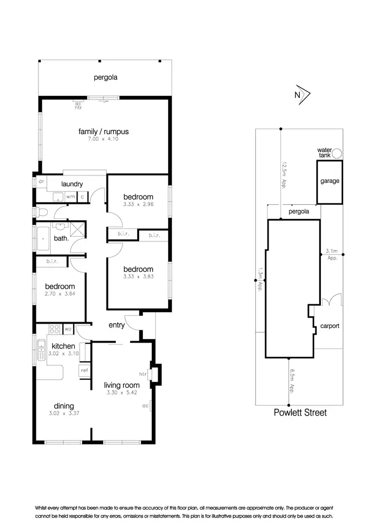 Floorplan of Homely house listing, 26 Powlett Street, Altona Meadows VIC 3028