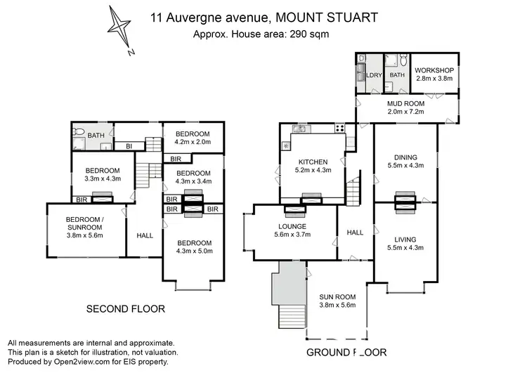 Floorplan of Homely house listing, 11 Auvergne Avenue, Mount Stuart TAS 7000