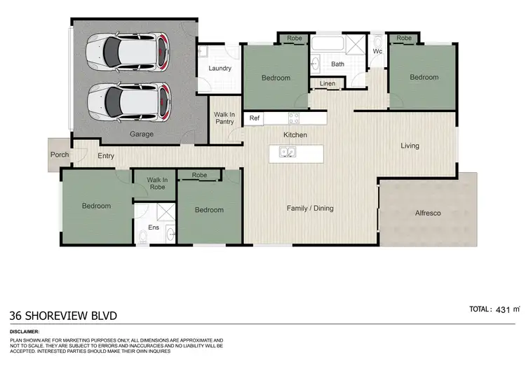 Floorplan of Homely house listing, 36 Shoreview Boulevard, Griffin QLD 4503