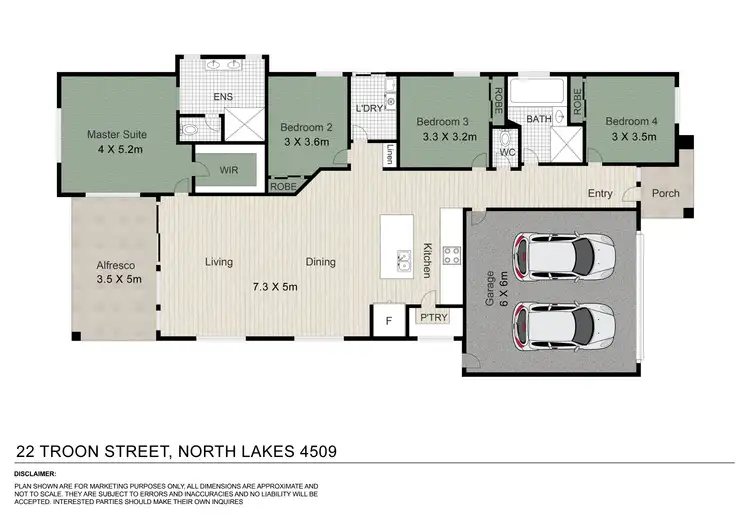 Floorplan of Homely house listing, 22 Troon Street, North Lakes QLD 4509