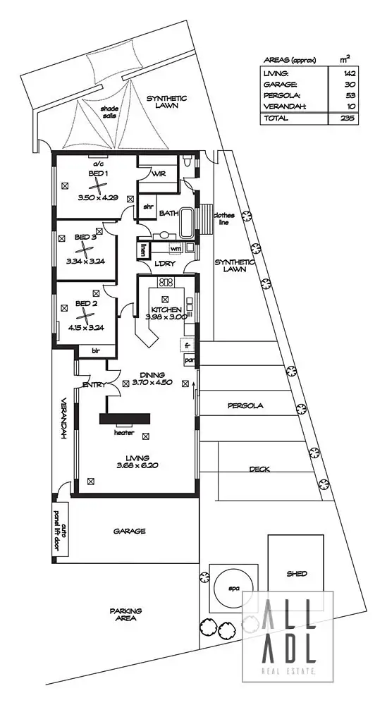 Floorplan of Homely house listing, 58 Flockhart Avenue, Valley View SA 5093