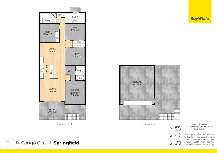 Floorplan of Homely house listing, 14 Congo Circuit, Springfield QLD 4300