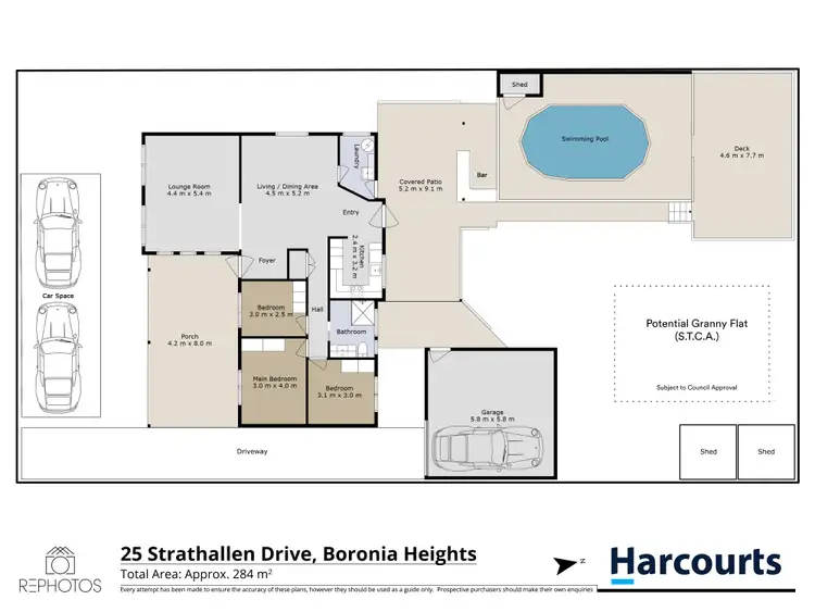 Floorplan of Homely house listing, 25 Strathallen Drive, Boronia Heights QLD 4124