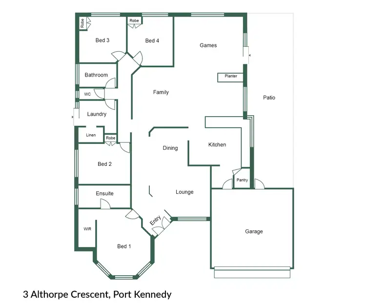 Floorplan of Homely house listing, 3 Althorpe Crescent, Port Kennedy WA 6172