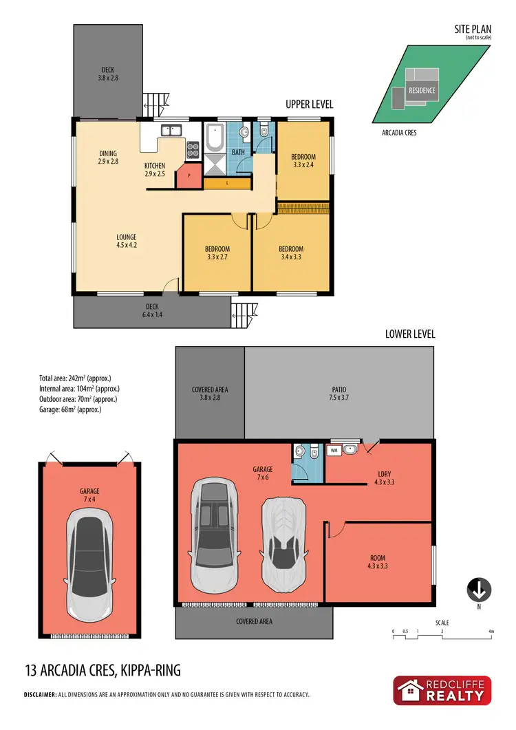 Floorplan of Homely house listing, 13 Arcadia Crescent, Kippa-Ring QLD 4021