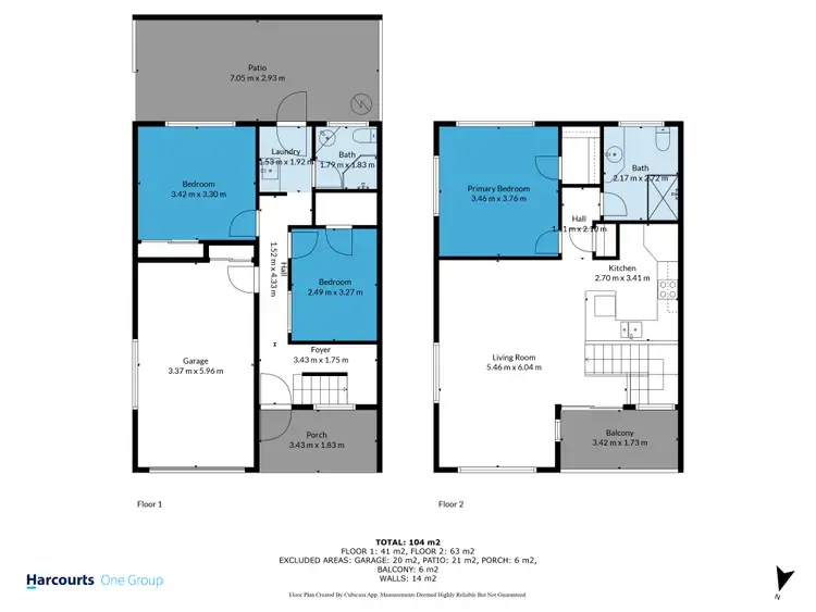 Floorplan of Homely townhouse listing, 3/43 Alfred Street, Gympie QLD 4570