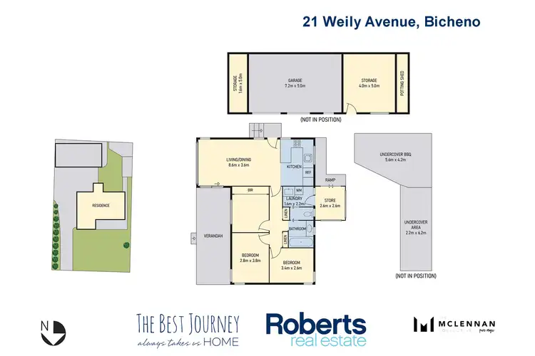 Floorplan of Homely house listing, 21 Weily Avenue, Bicheno TAS 7215