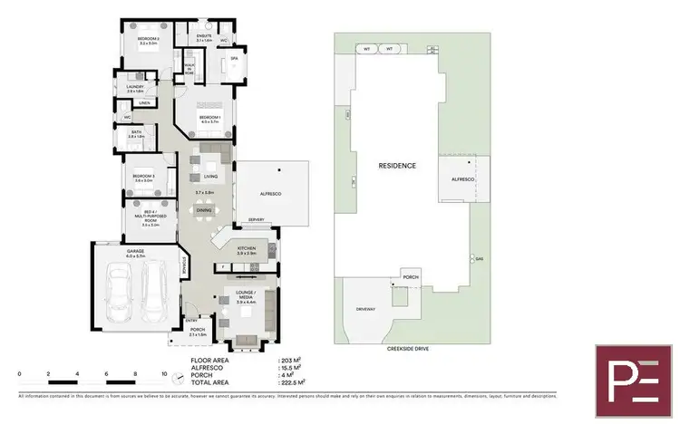Floorplan of Homely house listing, 6 Creekside Drive, Sippy Downs QLD 4556