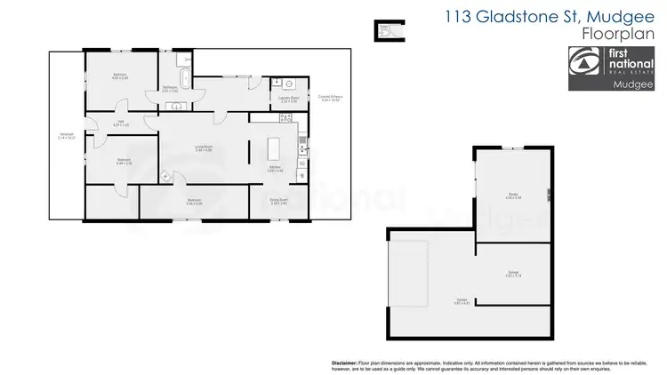 Floorplan of Homely house listing, 113 Gladstone Street, Mudgee NSW 2850