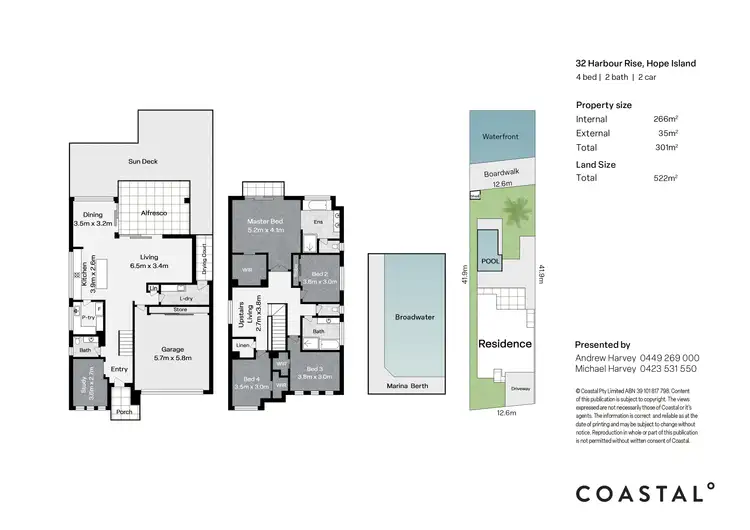 Floorplan of Homely house listing, 32 Harbour Rise, Hope Island QLD 4212