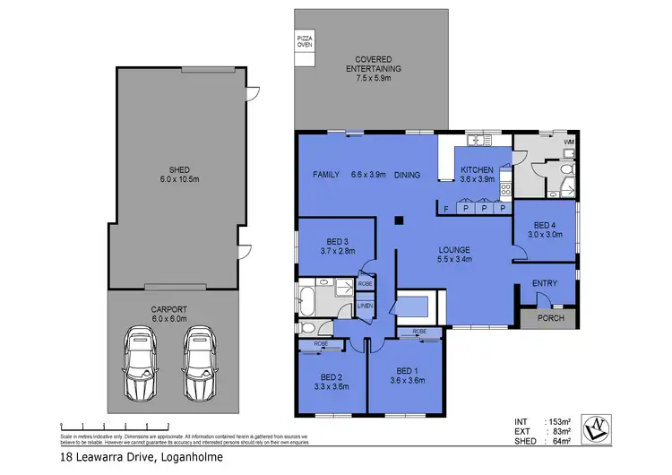 Floorplan of Homely house listing, 18 Leawarra Drive, Loganholme QLD 4129