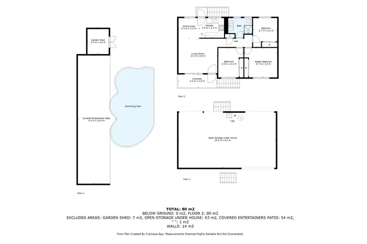 Floorplan of Homely house listing, 52 Merryl Street, Rasmussen QLD 4815