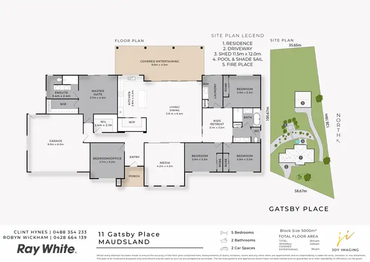 Floorplan of Homely rural property listing, 11 Gatsby Place, Maudsland QLD 4210