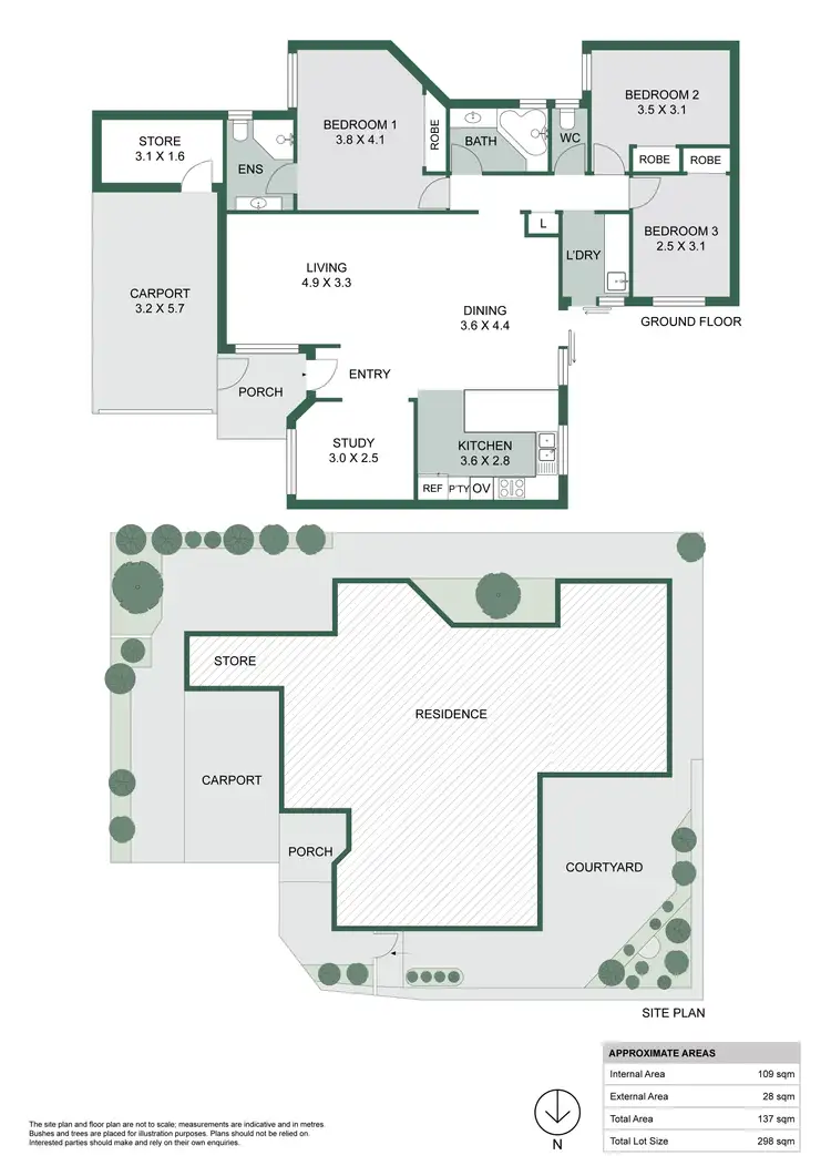 Floorplan of Homely house listing, 3/54 Second Avenue, Claremont WA 6010