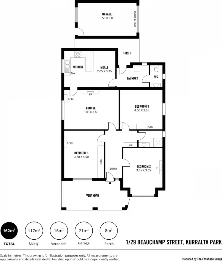 Floorplan of Homely house listing, 1/29 Beauchamp Street, Kurralta Park SA 5037