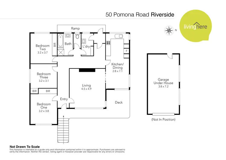 Floorplan of Homely house listing, 50 Pomona Road, Riverside TAS 7250