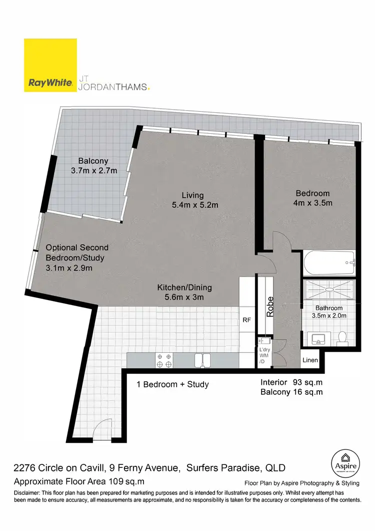 Floorplan of Homely apartment listing, 2276/9 Ferny Avenue, Surfers Paradise QLD 4217