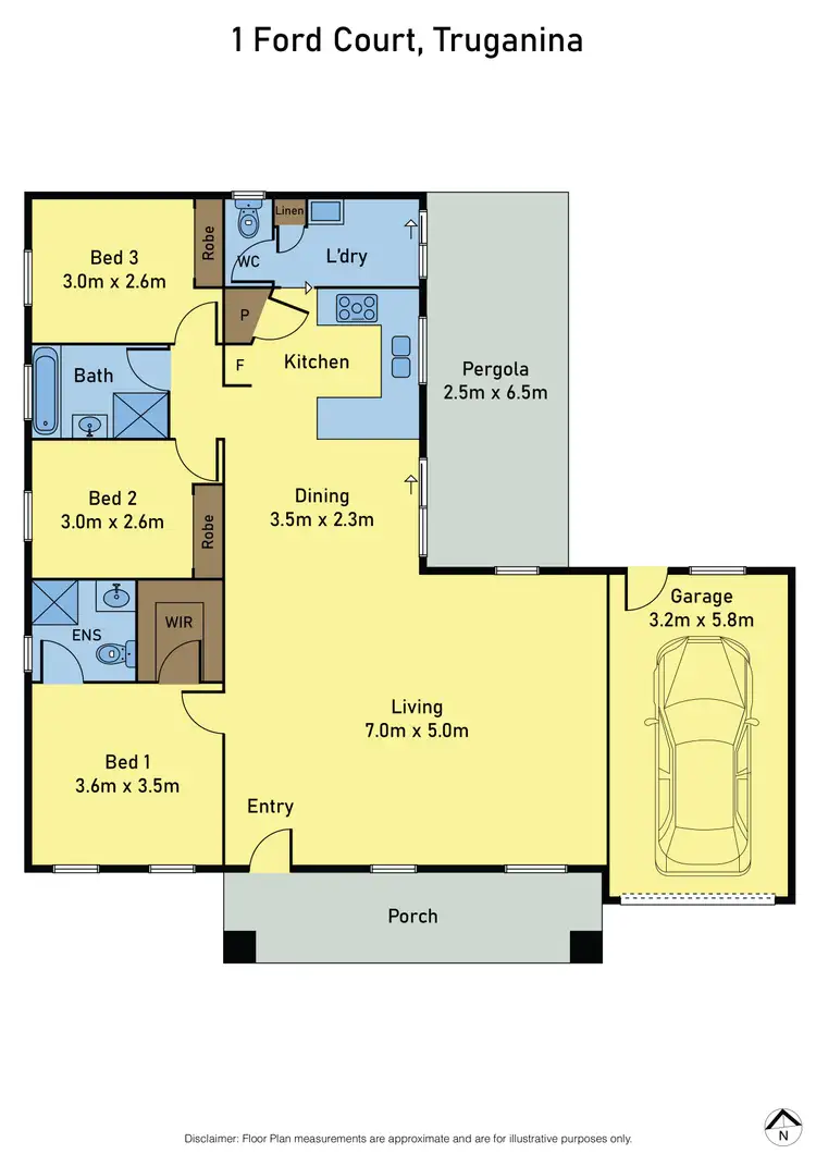 Floorplan of Homely house listing, 1 Ford Court, Truganina VIC 3029