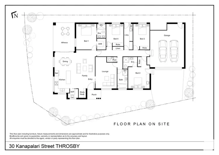 Floorplan of Homely house listing, 30 Kunapalari St, Throsby ACT 2914