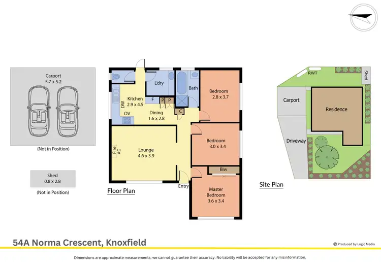 Floorplan of Homely house listing, 54A Norma Crescent, Knoxfield VIC 3180