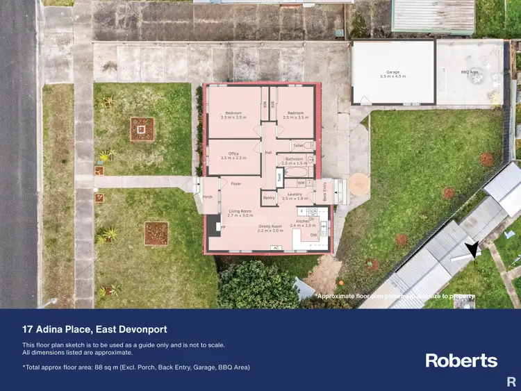 Floorplan of Homely house listing, 17 Adina Place, East Devonport TAS 7310