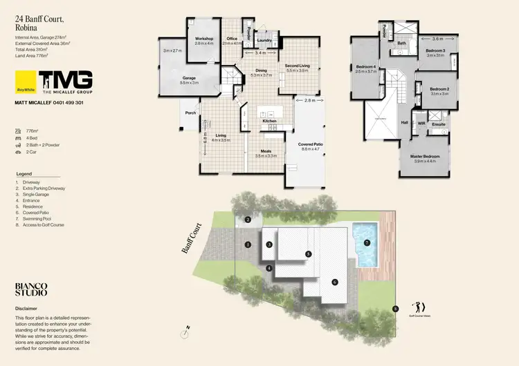 Floorplan of Homely house listing, 24 Banff Court, Robina QLD 4226