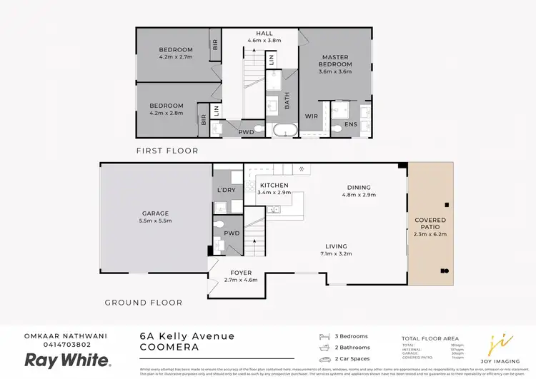 Floorplan of Homely house listing, 6A Kelly Avenue, Coomera QLD 4209