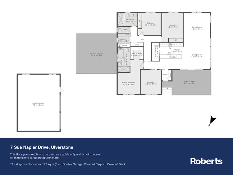 Floorplan of Homely house listing, 7 Sue Napier Drive, Ulverstone TAS 7315