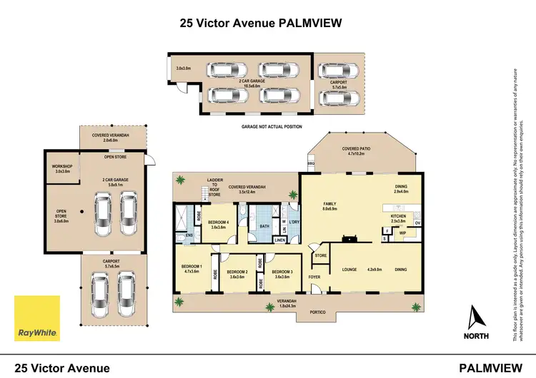 Floorplan of Homely house listing, 25 Victor Avenue, Palmview QLD 4553