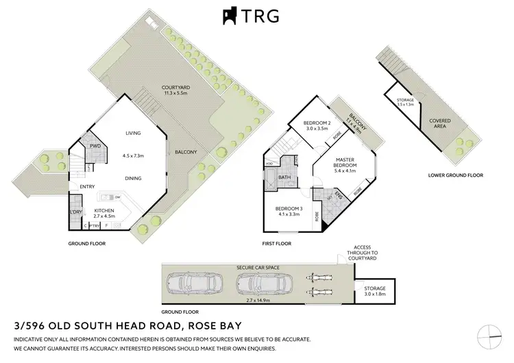 Floorplan of Homely apartment listing, 3/596 Old South Head Road, Rose Bay NSW 2029