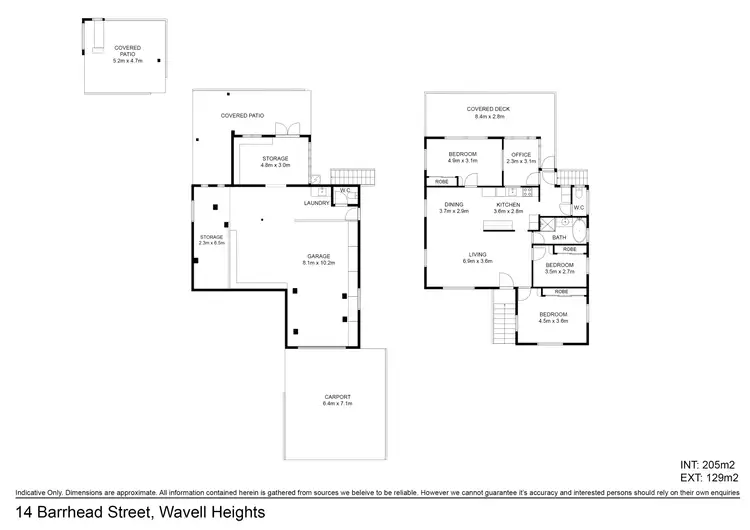 Floorplan of Homely house listing, 14 Barrhead Street, Wavell Heights QLD 4012