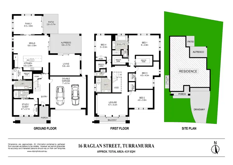 Floorplan of Homely house listing, 16 Raglan Street, Turramurra NSW 2074