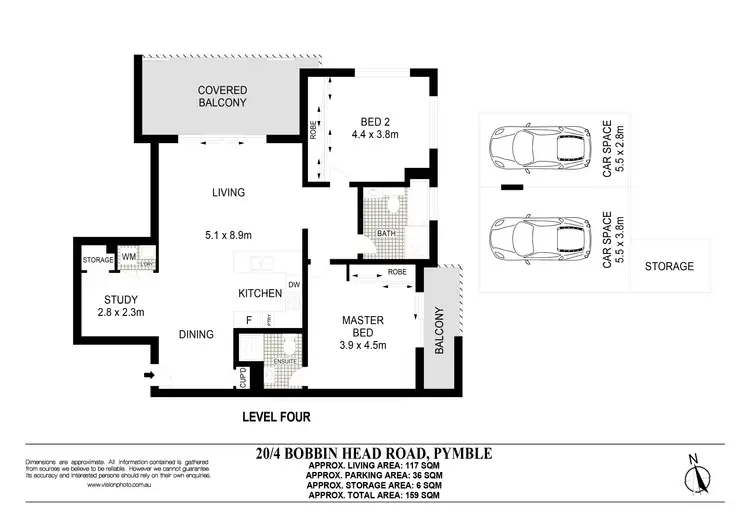 Floorplan of Homely apartment listing, 20/4-8 Bobbin Head Road, Pymble NSW 2073