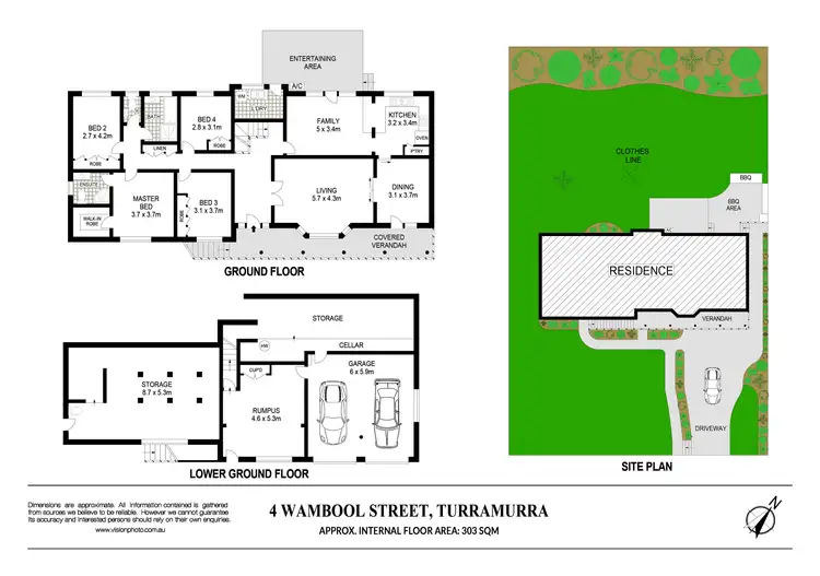 Floorplan of Homely house listing, 4 Wambool Street, Turramurra NSW 2074