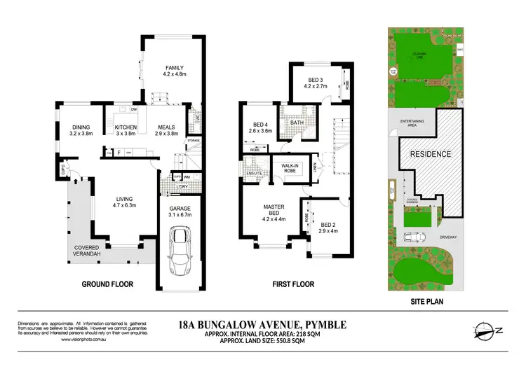 Floorplan of Homely house listing, 18A Bungalow Avenue, Pymble NSW 2073