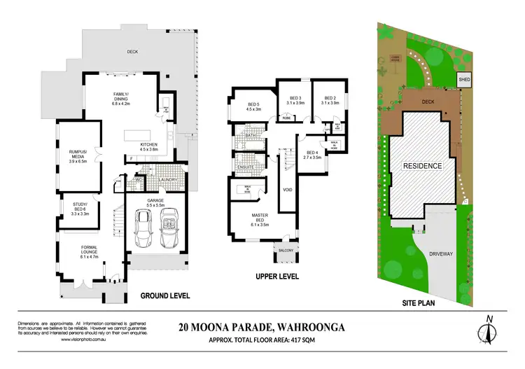 Floorplan of Homely house listing, 20 Moona Parade, Wahroonga NSW 2076