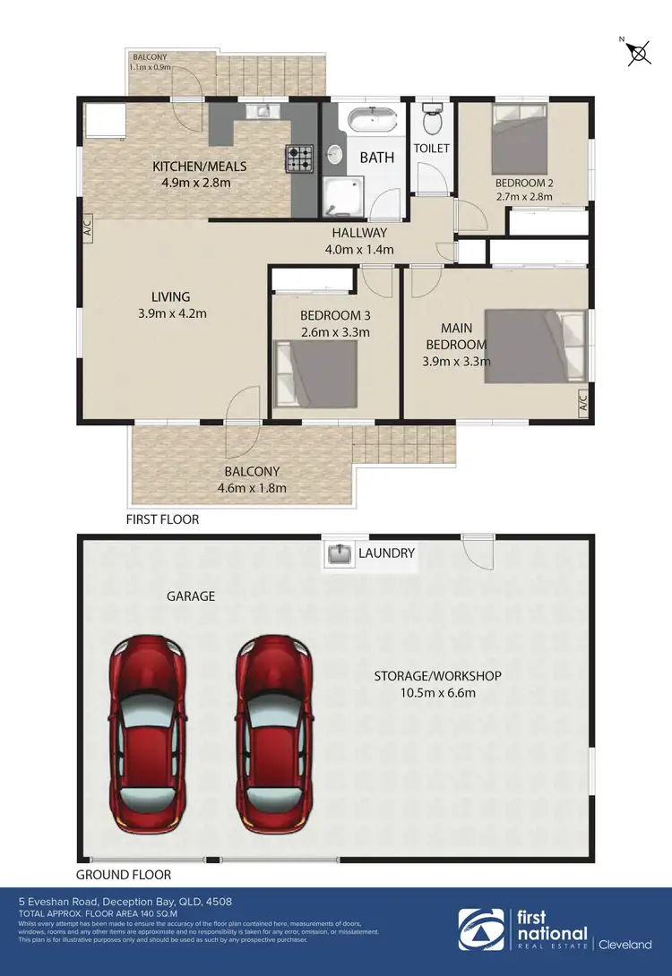 Floorplan of Homely house listing, 5 Eveshan Road, Deception Bay QLD 4508