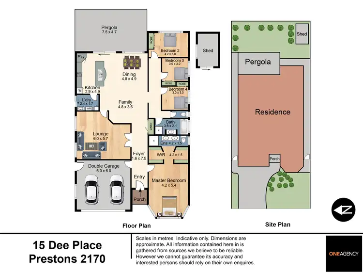 Floorplan of Homely house listing, 15 Dee Close, Prestons NSW 2170