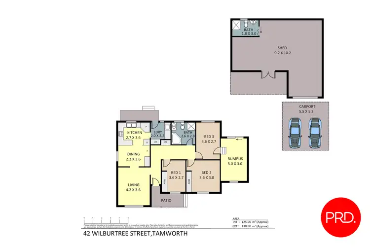 Floorplan of Homely house listing, 42 Wilburtree Street, Tamworth NSW 2340