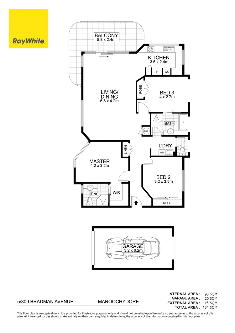Floorplan of Homely unit listing, 5/309 Bradman Avenue, Maroochydore QLD 4558