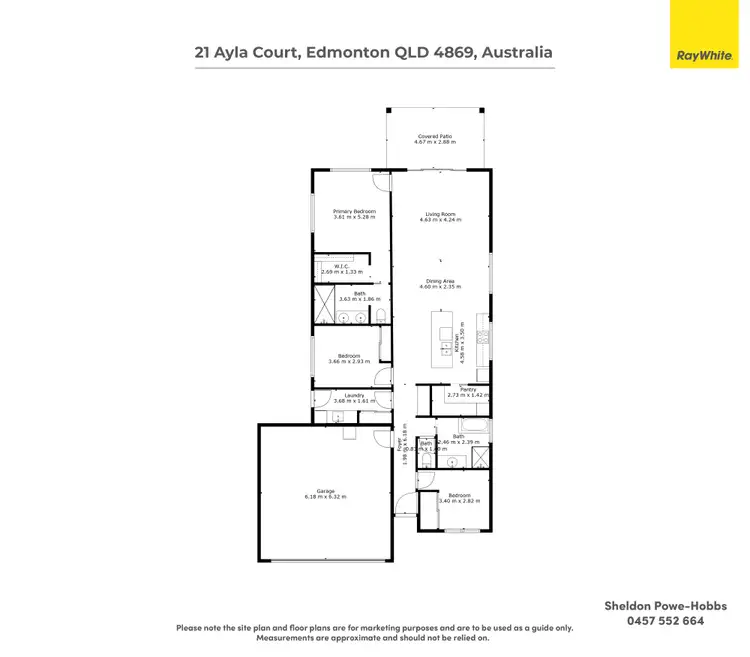 Floorplan of Homely other listing, 21 Ayla Court, Edmonton QLD 4869