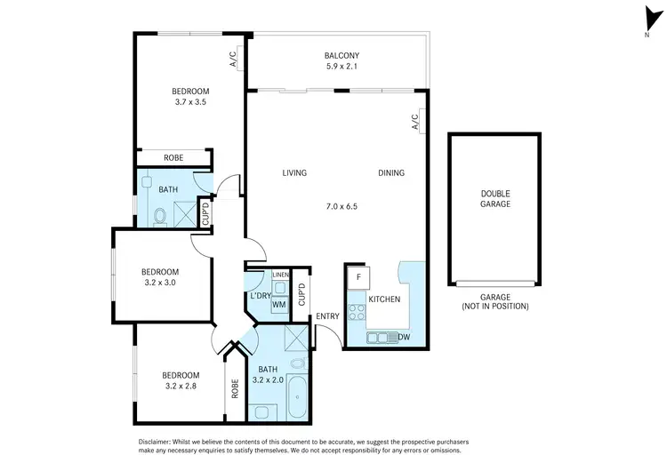 Floorplan of Homely apartment listing, 4/60 Avendon Boulevard, Glen Waverley VIC 3150
