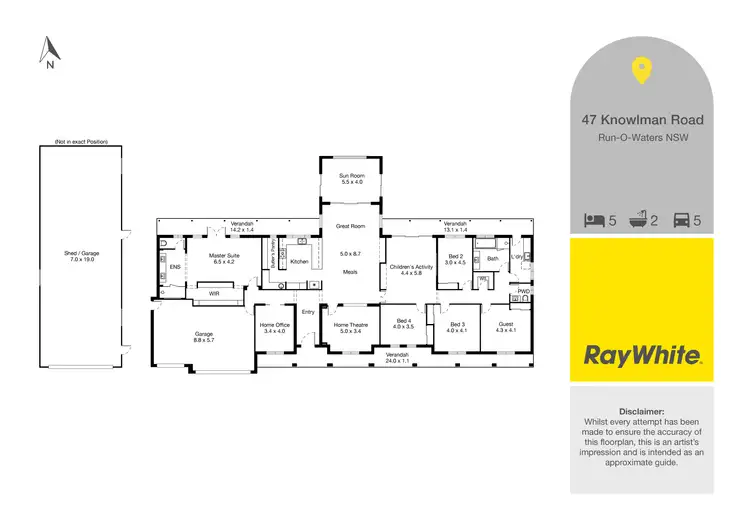 Floorplan of Homely house listing, 47 Knowlman Road, RUN-O-WATERS via, Goulburn NSW 2580
