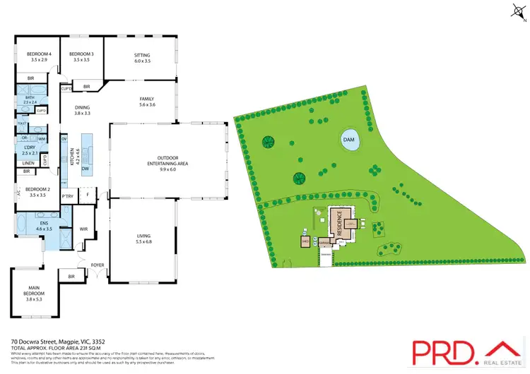 Floorplan of Homely house listing, 70 Docwra Street, Magpie VIC 3352