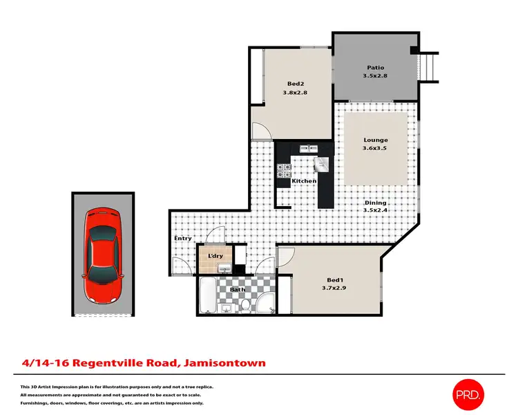 Floorplan of Homely unit listing, 4/14-16 Regentville Road, Jamisontown NSW 2750