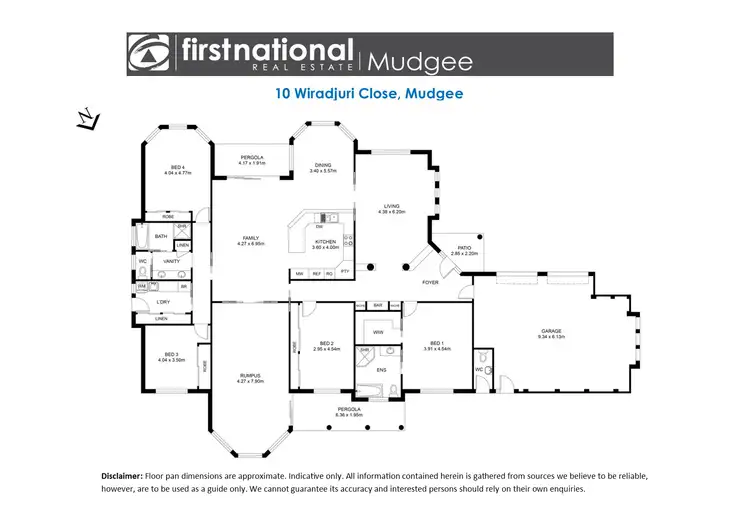Floorplan of Homely house listing, 10 Wiradjuri Close, Mudgee NSW 2850