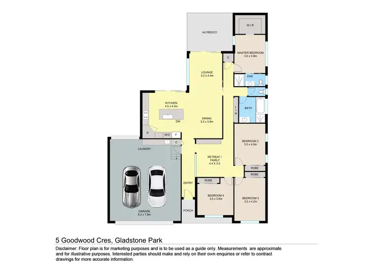 Floorplan of Homely house listing, 5 Goodwood Crescent, Gladstone Park VIC 3043